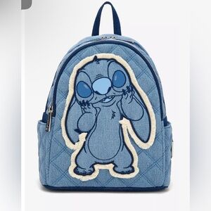 Disney Lilo & Stitch Denim Patchwork Loungefly — BoxLunch Exclusive